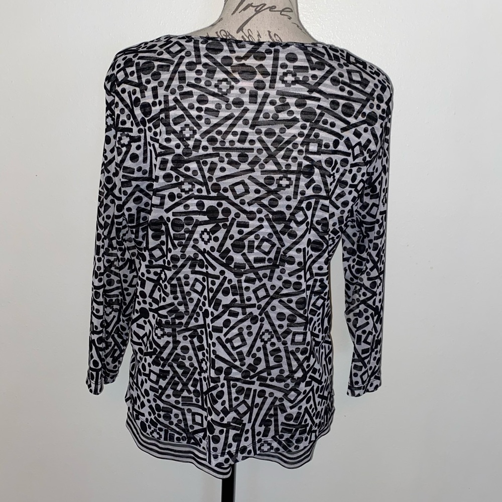 ▪️NWOT Ruby Rd Mesh Layered Top▪️ - Picture 6 of 10